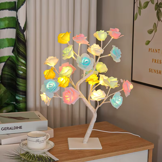 Lampara Arbol de Rosas