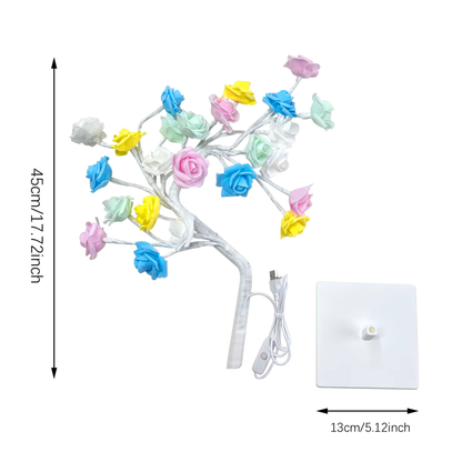 Lampara Arbol de Rosas